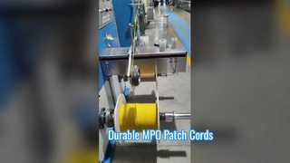 Παρουσιάστε το 8 Cores 12 Cores MPO Patch Cord με πλέξη PET για εσάς