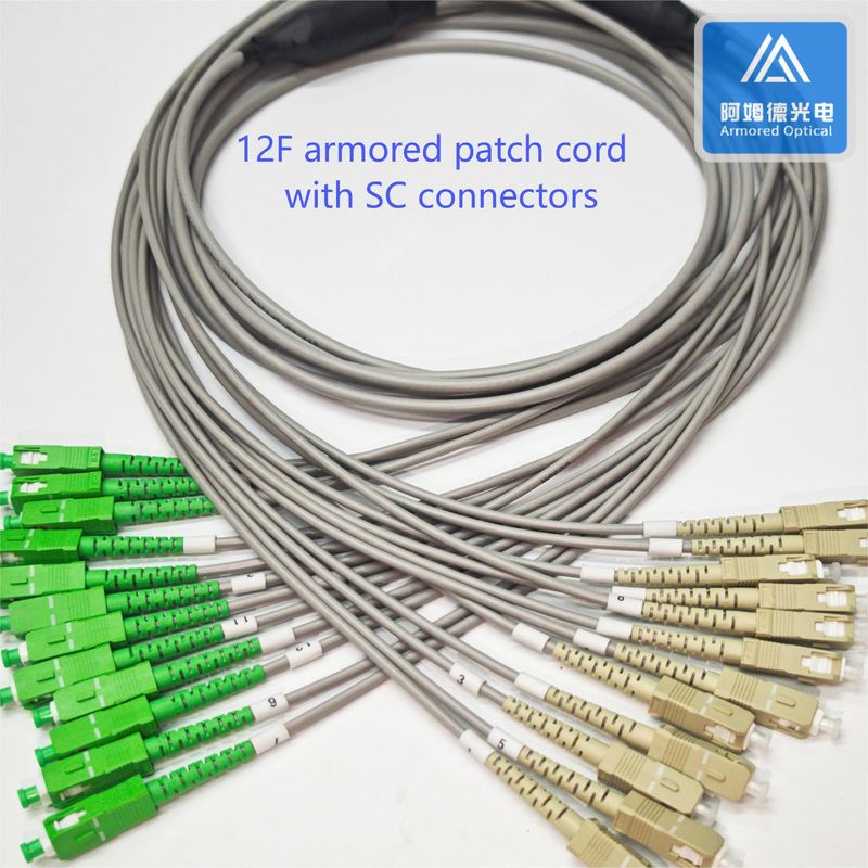 12 Core Spiral Armored Patch Cord