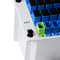 πλαίσιο 64 θραυστών οπτικών ινών 1X64 LGX οπτικό χαρτοκιβώτιο θραυστών PLC τρόπων που συσκευάζει το μπλε Sc UPC FTTH